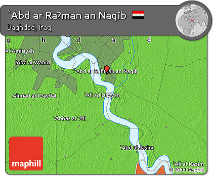 Political Map of `Abd Ar Raḩman An Naqīb