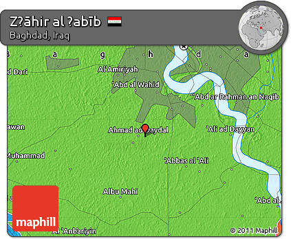 Political Map of Z̧āhir Al Ḩabīb