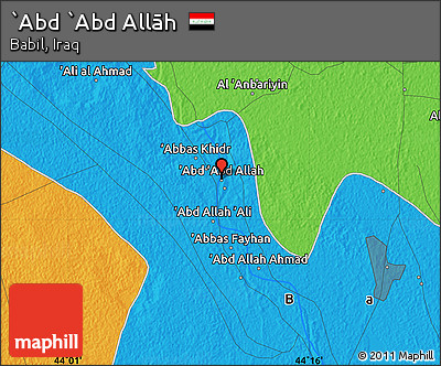 Political Map of `Abd `Abd Allāh