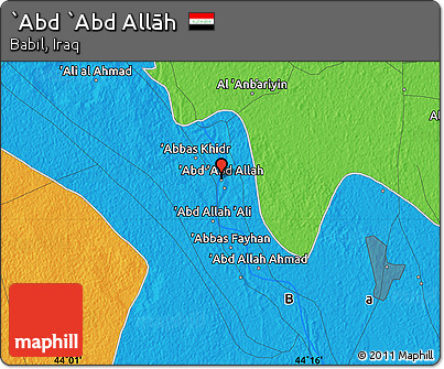 Political Map of `Abd `Abd Allāh