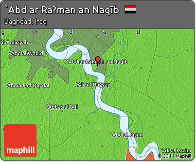 Political Map of `Abd Ar Raḩman An Naqīb