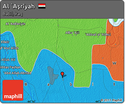 Political Map of Al `Aşrīyah
