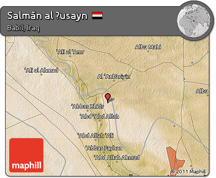 Satellite Map of Salmān Al Ḩusayn