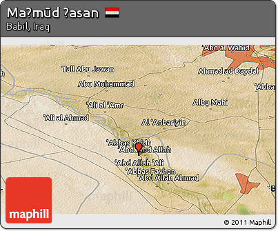 Satellite Panoramic Map of Maḩmūd Ḩasan