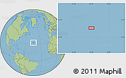 Savanna Style Location Map of the area around 33° 4' 42" N, 44° 7' 30" W