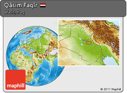 Physical Location Map of Qāsim Faqīr