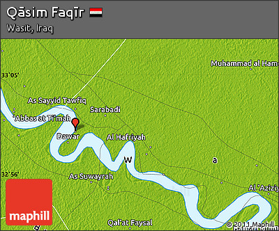 Physical Map of Qāsim Faqīr