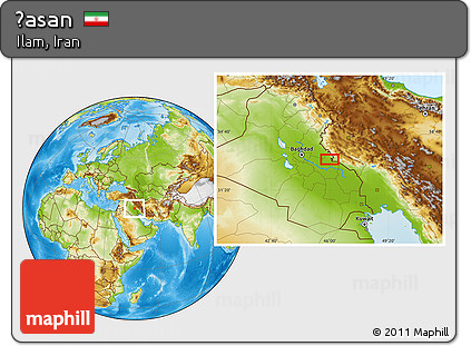 Physical Location Map of Ḩasan