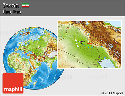 Physical Location Map of Ḩasan