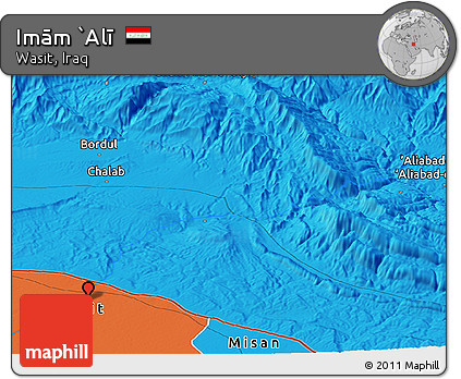 Political Panoramic Map of Imām `Alī