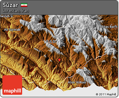 Physical 3D Map of Sūzar