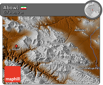 Physical 3D Map of Abowl