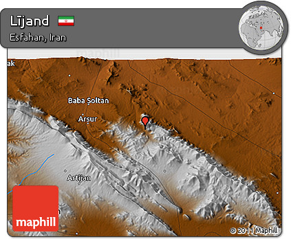 Physical 3D Map of Lījand