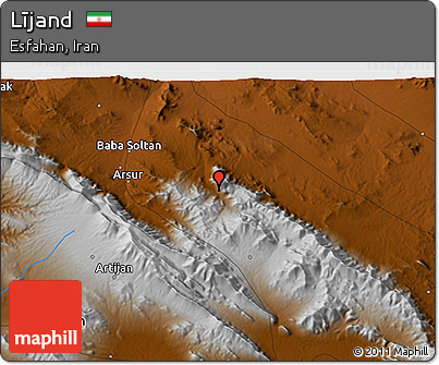 Physical 3D Map of Lījand