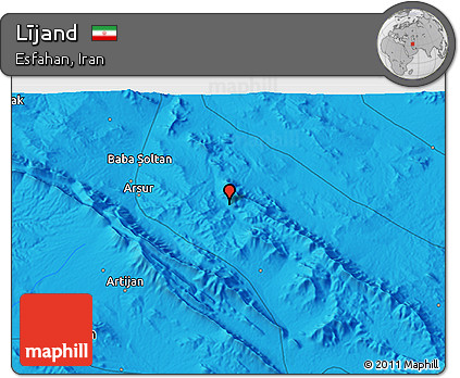 Political 3D Map of Lījand