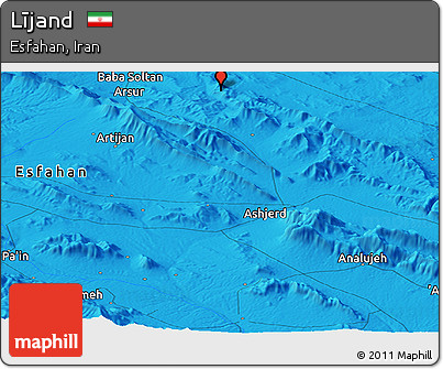 Political Panoramic Map of Lījand