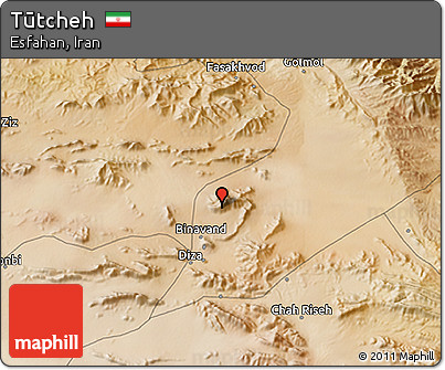 Satellite 3D Map of Tūtcheh