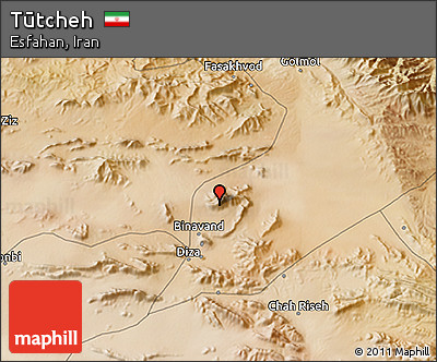 Satellite 3D Map of Tūtcheh
