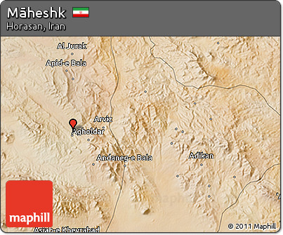 Satellite 3D Map of Māheshk