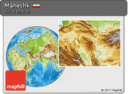 Physical Location Map of Māheshk