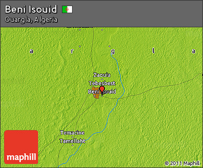 Physical Map of Beni Isouid