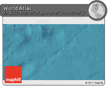 Satellite 3D Map of the Area around 33° 4' 42" N, 71° 19' 29" W