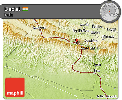 Physical 3D Map of Dadal