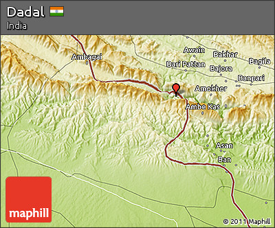 Physical 3D Map of Dadal