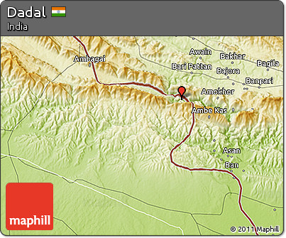 Physical 3D Map of Dadal