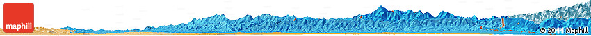Political Horizon Map of the Area around 33° 4' 42" N, 74° 1' 30" E