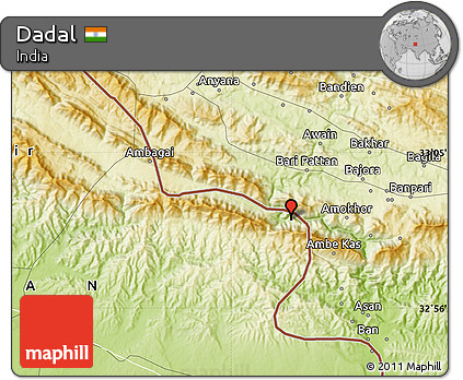 Physical Map of Dadal