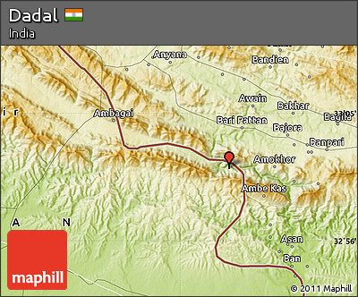Physical Map of Dadal