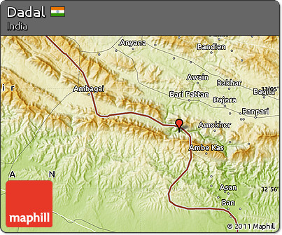 Physical Map of Dadal