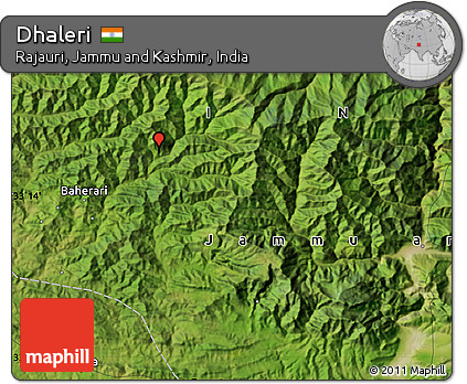 Satellite Map of Dhaleri