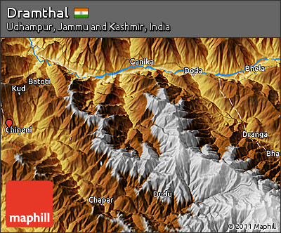 Physical 3D Map of Dramthal