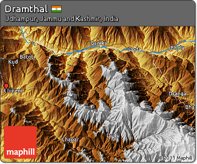 Physical 3D Map of Dramthal