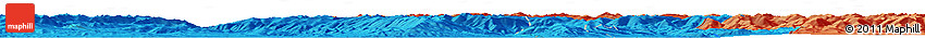 Political Horizon Map of the Area around 33° 4' 42" N, 79° 7' 30" E