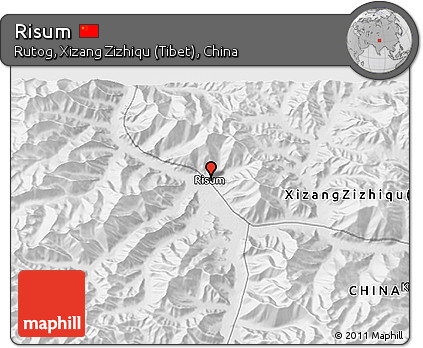 Physical 3D Map of Risum