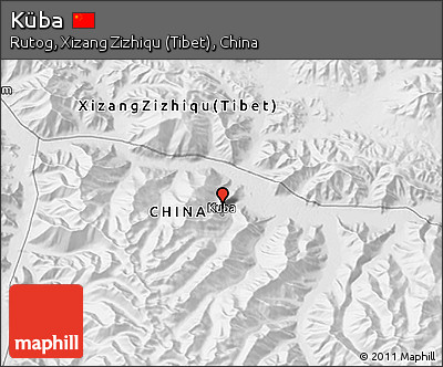 Physical 3D Map of Küba