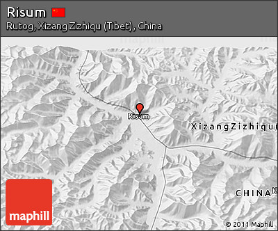 Physical 3D Map of Risum