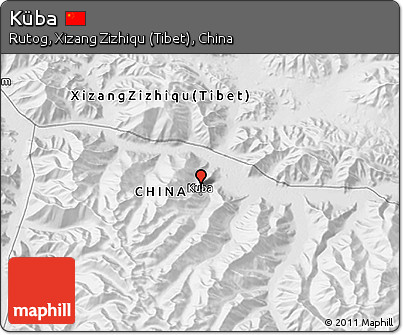 Physical 3D Map of Küba