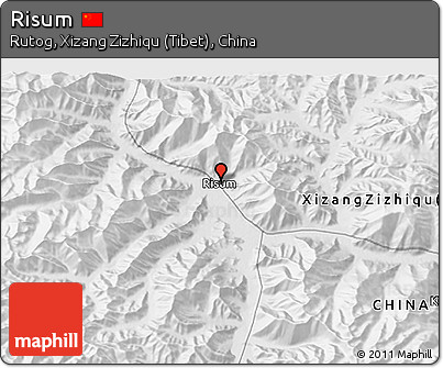 Physical 3D Map of Risum