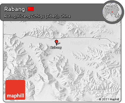 Physical 3D Map of Rabang