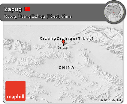 Physical 3D Map of Zapug