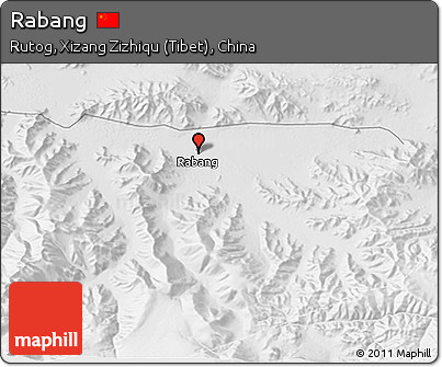 Physical 3D Map of Rabang