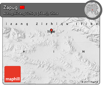 Physical Map of Zapug