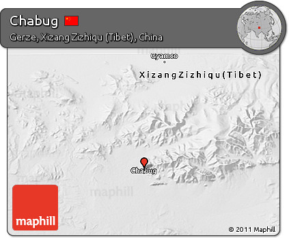 Physical 3D Map of Chabug
