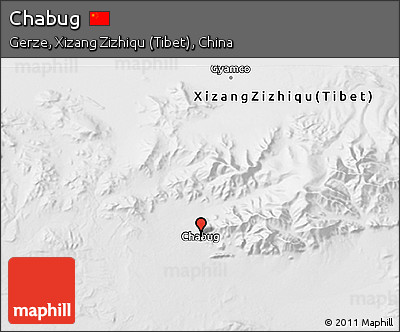 Physical 3D Map of Chabug