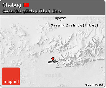 Physical 3D Map of Chabug