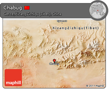 Satellite 3D Map of Chabug